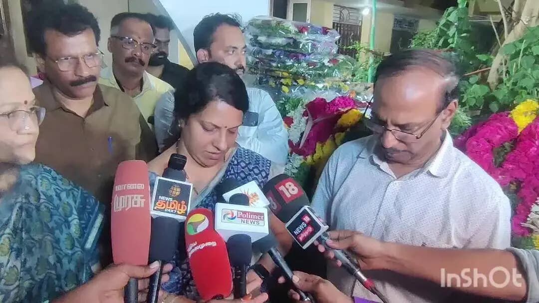 மதுரை தெற்கு: அவருடைய பிள்ளைகளாகிய நாங்கள் திசை தெரியாமல் நிற்கிறோம்- சாலமன் பாப்பையா மறைவால் உடைந்து அழுத பாரதி பாஸ்கர்