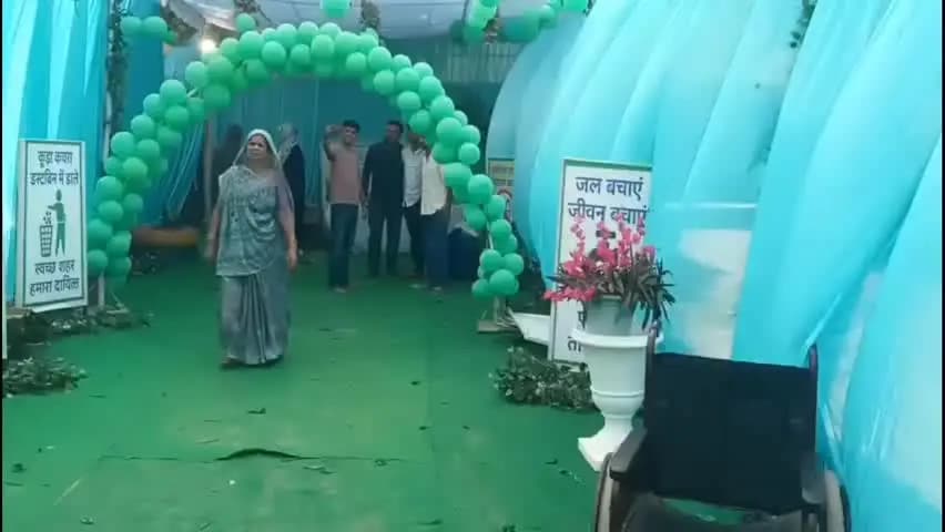 बूंदी: मतदान के साथ स्वच्छता और पर्यावरण संरक्षण का संदेश: कापरेन का 'स्वच्छ हरित बूथ' बना आकर्षण का केंद्र