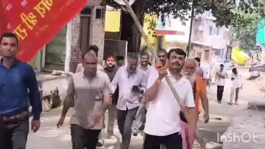 प्रतापगढ़: सालमगढ़ में अच्छी बारिश के लिए श्रीराम पैदल यात्रा, पुष्पवर्षा से किया गया स्वागत