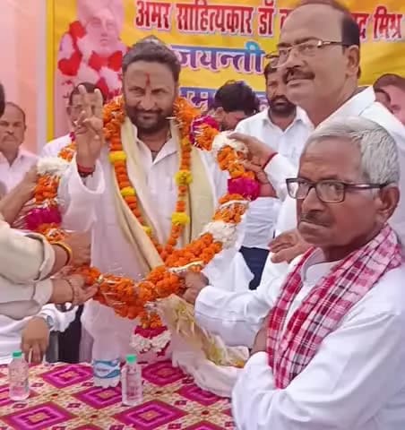 बीघापुर: बहुराजमऊ में मनाई गई पंडित बलदेव प्रसाद मिश्र की जयंती