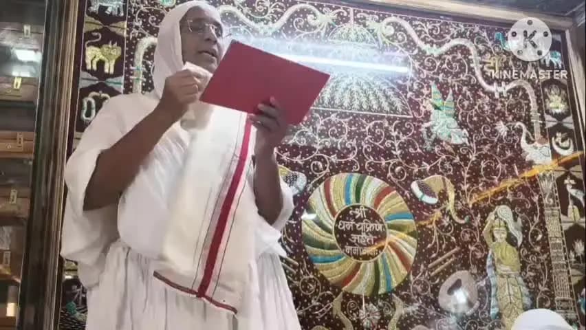 बड़ौद: भगवान महावीर स्वामी जन्मवाचन के अवसर पर शनिवार शाम 5 बजे जैन समाज ने नगर में निकाला भव्य चल समारोह