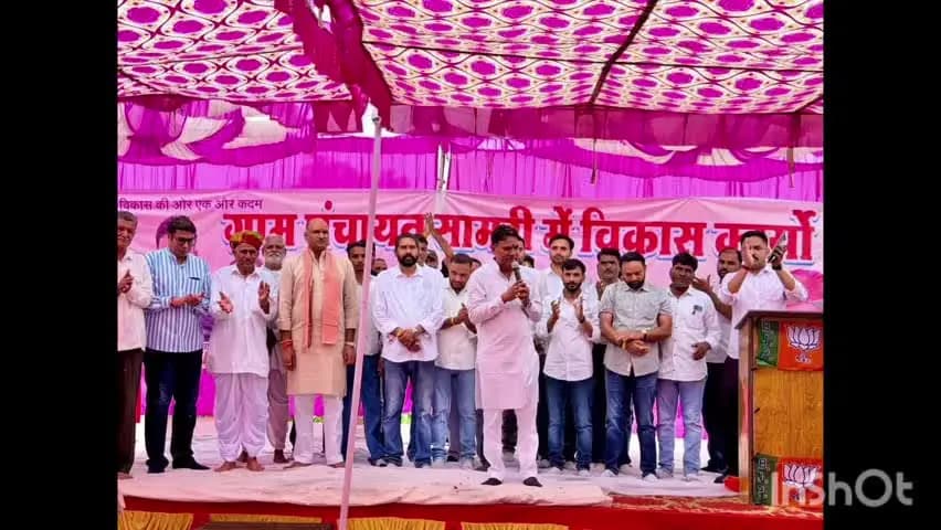 चित्तौड़गढ़: सांसद सीपी जोशी व विधायक आक्या ने सामरी में किए विकास कार्यों का उद्घाटन और शिलान्यास