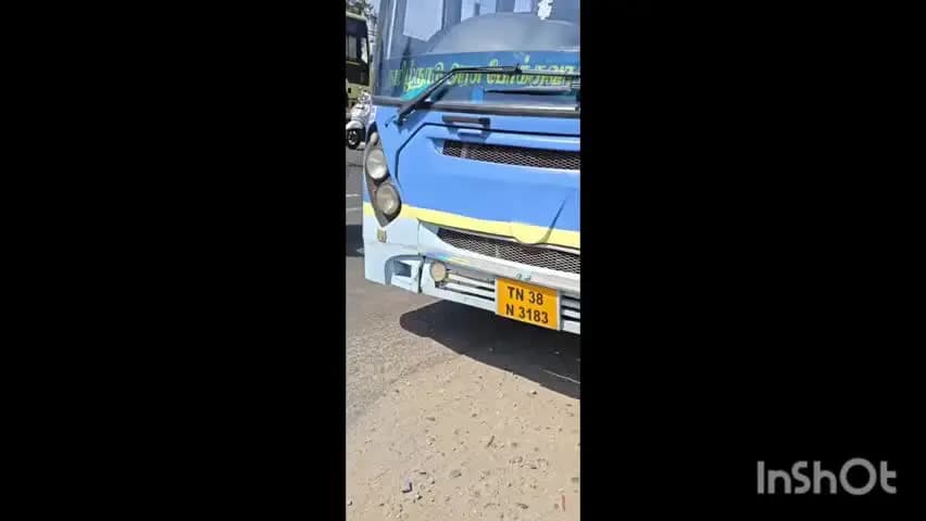 சூலூர்: இருகூர் பேருந்து நிறுத்தத்தில் அரசு பேருந்தில் ஏற முயன்ற மூதாட்டி தானியங்கி கதவு மூடியதால் சிக்கித் தவித்த அவல நிலை மூக்கு உடைந்தது