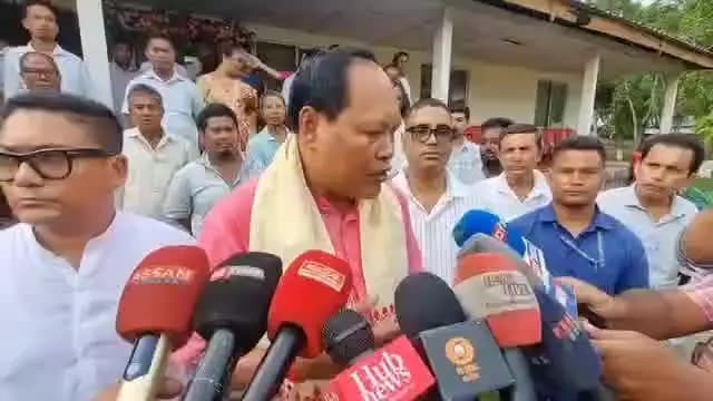 বকো: চোম গছ ৰোপণ মন্ত্ৰী বিশ্বজিৎ দৈমাৰীৰ
