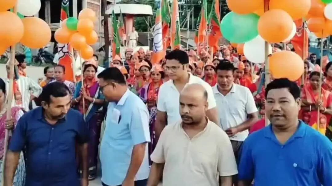 কাঞ্চনপুর: আসন্ন এডিসি ভিলেজ কমিটি নির্বাচনকে সামনে রেখে দলীয় প্রার্থীদের নিয়ে কাঞ্চনপুর মন্ডলের উদ্যোগে কাঞ্চনপুর শহরে