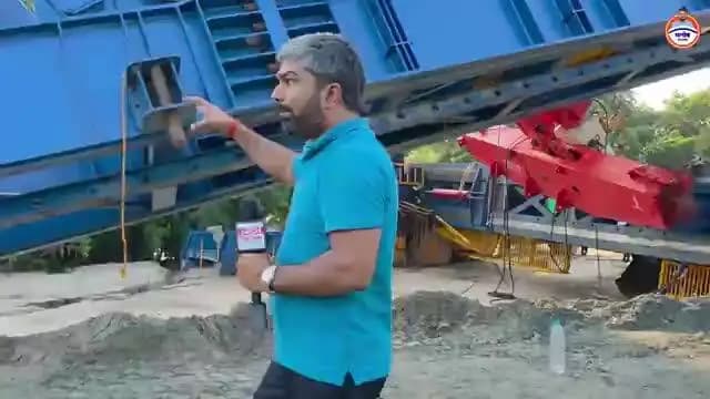बिहार में उद्घाटन से पहले फिर गिर पुल का स्ट्रक्चर! निर्माण कंपनी पर कब होगा करवाइ? #news #laljee56_77