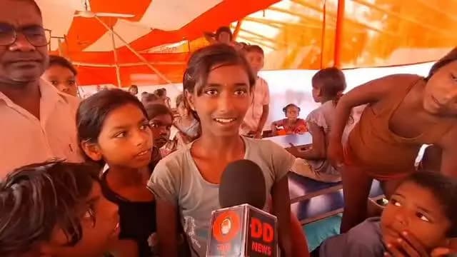 बाढ़ राहत शिविर-2026
अस्थाई विद्यालय