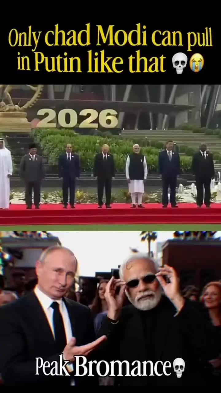 #नरेंद्र मोदी और व्लादिमीर पुतिन के बीच की केमिस्ट्री और उनका अनोखा शारीरिक स्नेह (जैसे गले मिलना या कंधे पर हाथ रखना) क