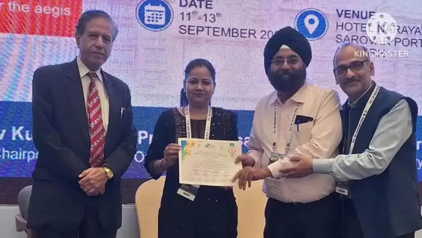 सहारनपुर: सहारनपुर SNCU ने UP National Neonatology Forum की Conference में जीता प्रथम पुरस्कार