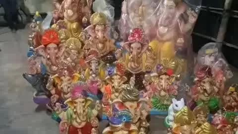 बहादुरगढ़: बहादुरगढ़ में मिट्टी से बनी गणेश प्रतिमाओं की मांग बढ़ी