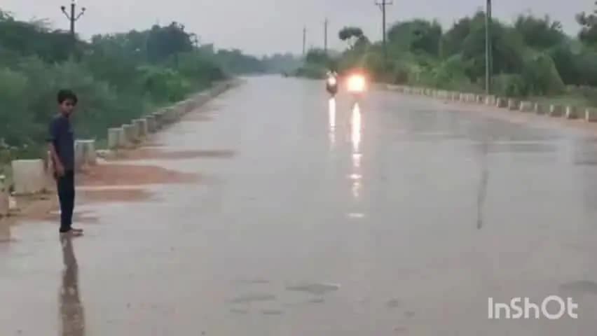 બેચરાજી: બેચરાજી પંથકમાં લાંબા વિરામ બાદ વરસાદ વરસ્યો મુરઝાતા પાકોને નવજીવન મળવાની આશા ખેડૂતોમાં ખુશી છવાઈ