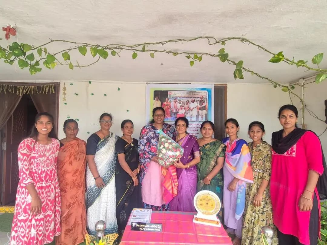జగిత్యాల రూరల్: పద్మ చక్ర అవార్డు అందుకున్న సరిత గోపాల్ రెడ్డి: అభినందించిన దావ వసంత సురేష్