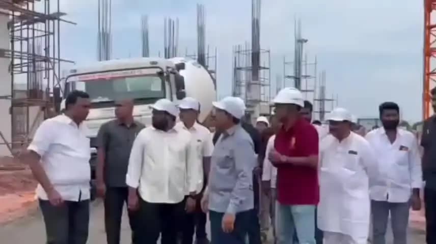 పెద్దాపురం: జిందాల్ ప్లాంట్ను సందర్శించిన మంత్రి నారాయణ