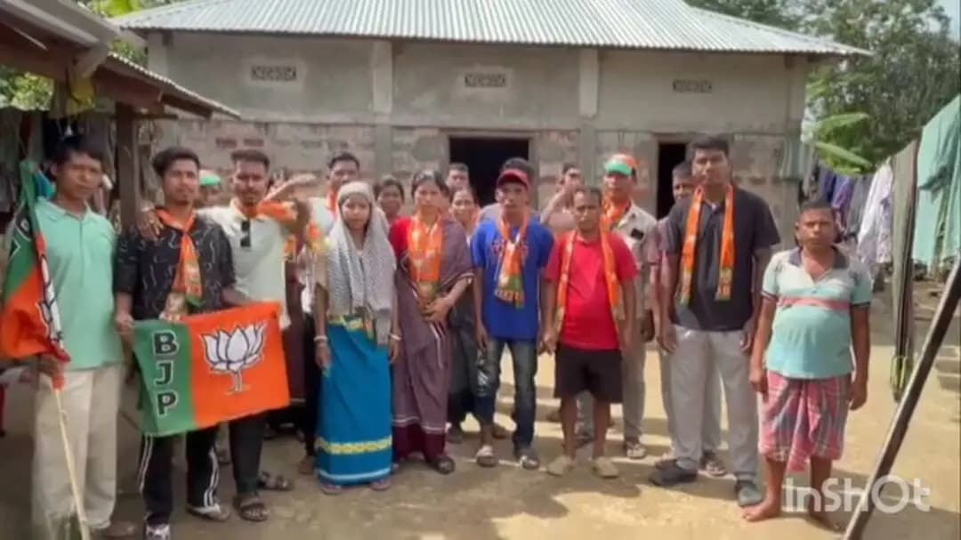 কুমারঘাট: দক্ষিণ মছমারা পঞ্চায়েতে ADC নির্বাচনের আগে বাড়ি বাড়ি জনসম্পর্ক অভিযান