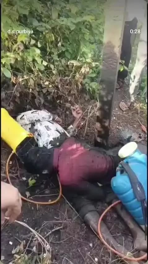 चित्तौड़गढ़ जिले के राशमी तहसील के गांव बारू की खरब
दोनों सगे भाई के लगा करंट दोनों की मौके पर मौत