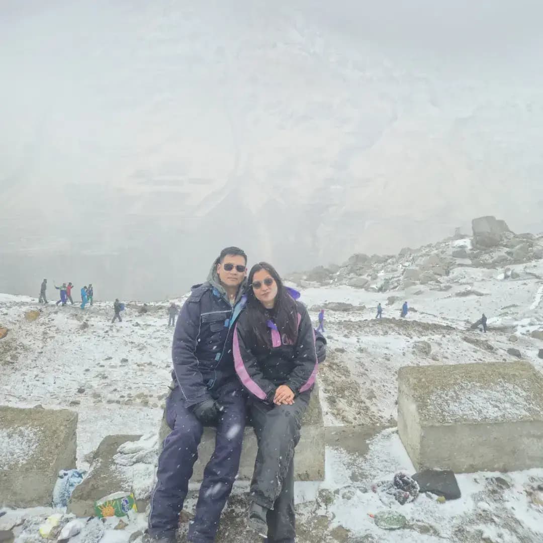 Every snowfall feels magical with you by my side.