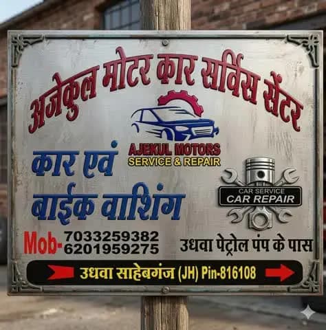 #Ajekul motors and new 🚗 udhwa me @sanikulshekh411