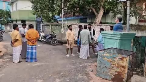 சிதம்பரம்: கொத்தங்குடி பகுதியில் அம்பேத்கர் சிலை சேதம் போலீசார் விசாரணை