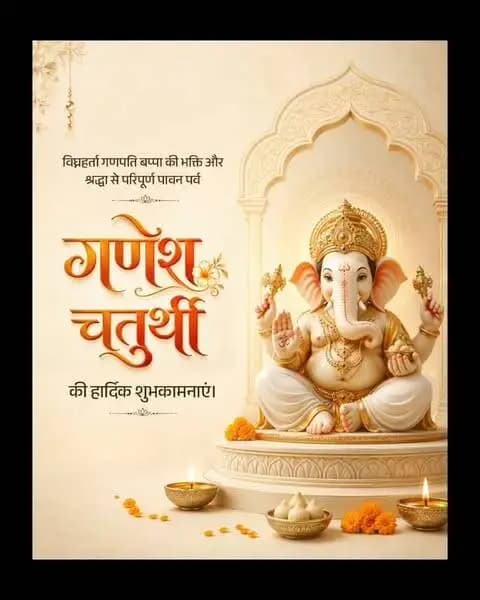 caption
सभी प्रदेशवासियों को सुखकर्ता, दुखहर्ता भगवान श्री गणेश जी की आराधना एवं मंगलमय आगमन के पावन पर्व गणेश चतुर्थी की हार्दिक शुभकामनाएं।