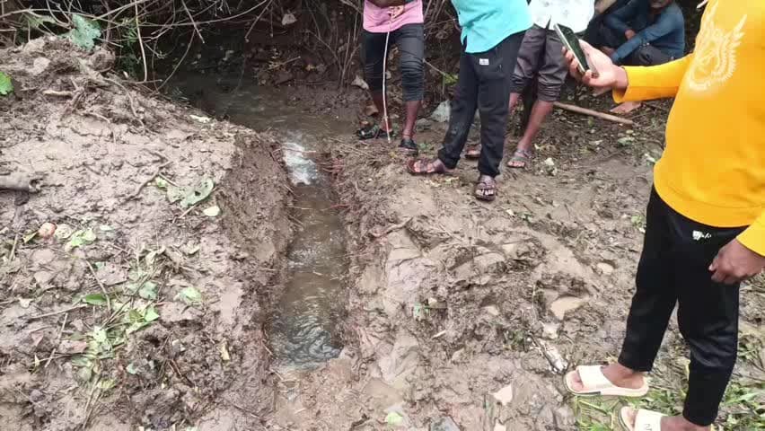 कटंगी: जमुनिया जलाशय से फिर हो रहा पानी का रिसाव, ग्रामीणों में दहशत, विभाग बेपरवाह
