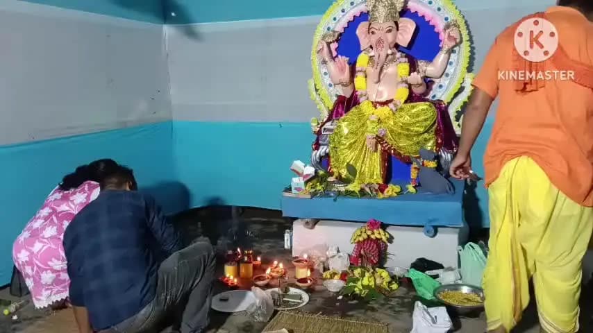 শিৱসাগৰ: সমগ্ৰ ৰাজ্যৰ সমান্তৰালকৈ শিৱসাগৰৰ কেন্দ্ৰীয় বজাৰত উদযাপন গণেশ চতুৰ্থী