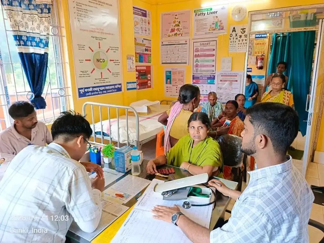 খোয়াই: খোয়াই পূর্বগণকি আয়ুষ্মান আরোগ্য মন্দিরে আজ বিনামূল্যে স্বাস্থ্য শিবির
