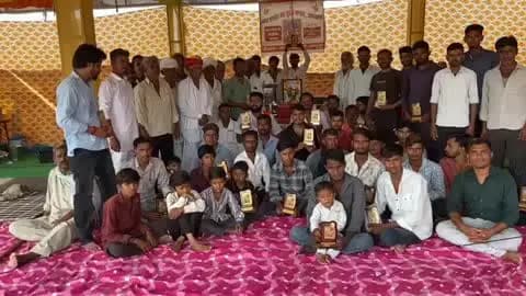 बावड़ी: 17वें दिन भजन संध्या और महाप्रसादी के साथ अणवाणा में बाबा रामदेवजी के भंडारे का समापन, निकाली गई शोभायात्रा