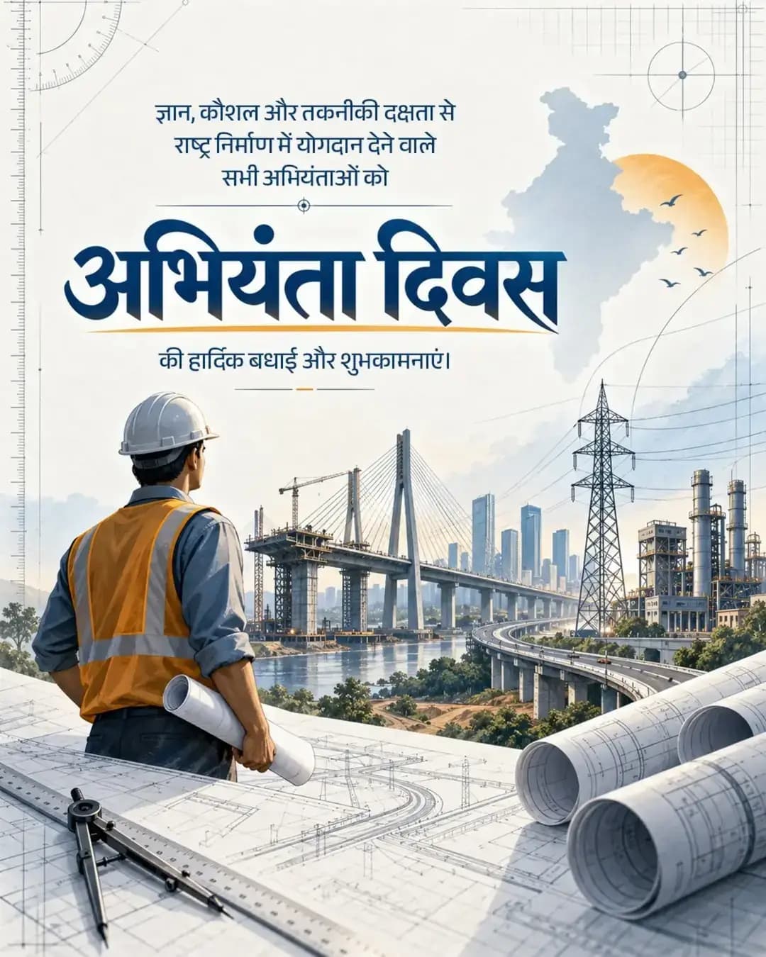 ‘अभियंता दिवस’ पर प्रदेश के नवनिर्माण एवं विकास में योगदान दे रहे समस्त अभियंताओं को हार्दिक बधाई एवं शुभकामनाएं।