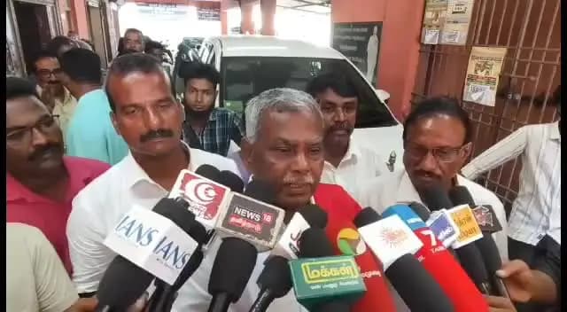 திருவள்ளூர்: பயிர்க்கடன் தள்ளுபடி கோரி போராடிய விவசாயிகளை வீட்டுக்காவலில் வைப்பதா? – சிபிஎம் மாநில செயலாளர் சண்முகம் கண்டனம்