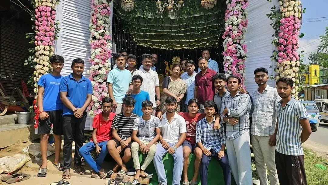 খোয়াই: তেলিয়ামুড়ায় বিধায়িকার পূজা মন্ডপ পরিদর্শন