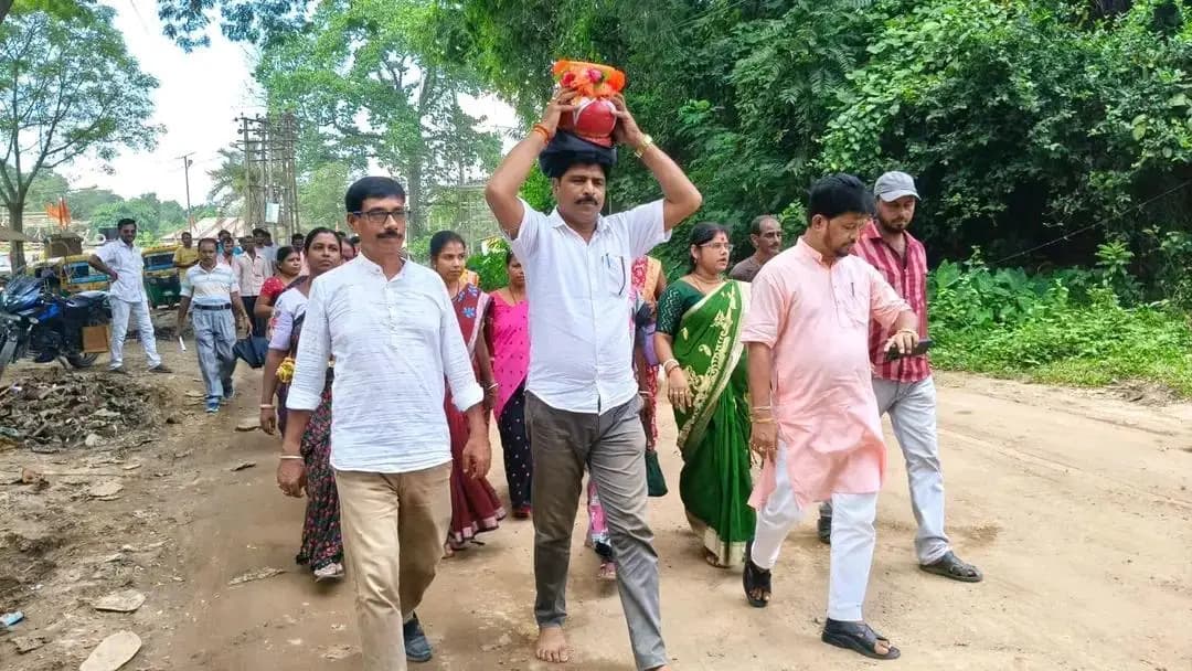 খোয়াই: কল্যাণপুরে শন্ত গুরু রবিদাসের কলস যাত্রা, বিধায়ক উপস্থিতি