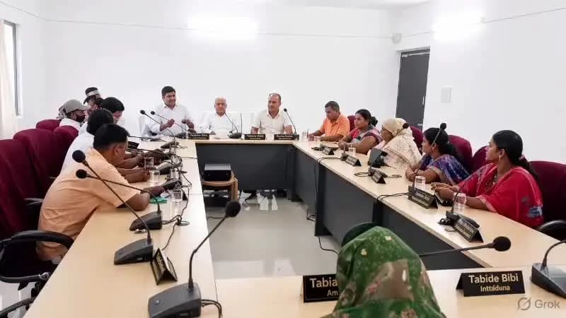 राजमहल: राजमहल नगर पंचायत बोर्ड बैठक में विकास कार्यों की समीक्षा