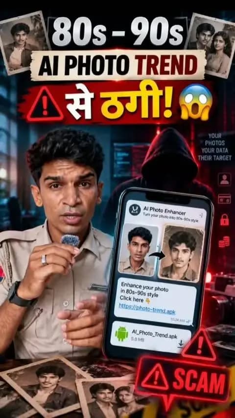 80s–90s AI PHOTO TREND से ठगी! 😱
#aiphototrend #oldphototrend #80strend #cybercrime #trendingreels