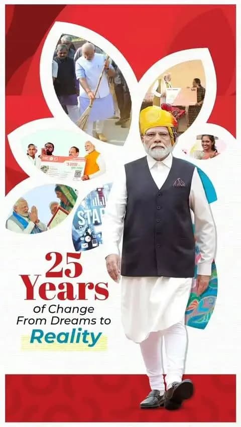 25 Years, One Resolve.
A journey of Seva, Empowerment & Nation-Building that has transformed millions of lives.
Let us be a part of this inspiring journey.
Join the Seva Sankalp Abhiyan and contribute to the spirit of service and nation-building.
17 September -17 October, Join hands with the Nation.
#सेवा_संकल्प_अभियान #आशीर्वाद_का_दीया #SevaSankalpAbhiyan #ViksitChhattisgarh #AshirwadKaDiya