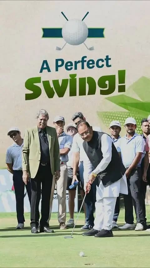 Perfect Swing, Perfect Shot...
मुख्यमंत्री श्री विष्णु देव साय के बेहतरीन अंदाज और शानदार गोल्फ शॉट के साथ शुरू हुआ रायपुर ओपन-2026
#NavaRaipurOpen2026 #Golf #Chhattisgarh #SportsInChhattisgarh #Sushasansarkar