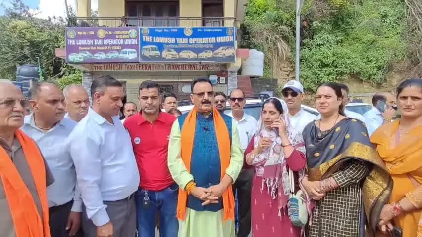 मंडी: भाजपा रिवालसर मंडल ने रिवालसर में आईटीआई बस स्टैंड निर्माण को लेकर निकाली आक्रोश रैली