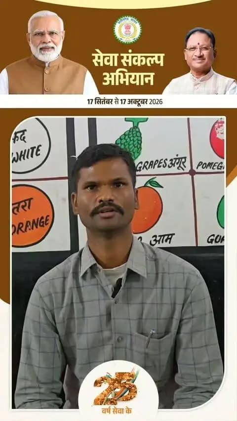 🪔 एक दीया आशीर्वाद का, एक संकल्प विकसित भारत का 🇮🇳
सेवा संकल्प अभियान के अंतर्गत रामानुजनगर के सरपंच श्री राम सिंह ने 17 सितंबर को दीप प्रज्ज्वलित कर अभियान में सहभागी बनने तथा जनभागीदारी से सेवा और सुशासन के संदेश को जन-जन तक पहुंचाने की अपील की। उन्होंने आयुष्मान भारत सहित विभिन्न जनकल्याणकारी योजनाओं का उल्लेख करते हुए सभी नागरिकों से इस पहल में जुड़ने का आग्रह किया।
📅 17 सितंबर | शाम 7 बजे
#सेवा_संकल्प_अभियान #SevaSankalpAbhiyan #SevaSankalp #JanSeva #JanBhagidari
@chhattisgarhcmo
@dpr.chhattisgarh