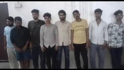 घाटमपुर: घाटमपुर में जुआ खेलते 8 लोगों को गिरफ्तार किया गया, 36,600 रुपये बरामद
