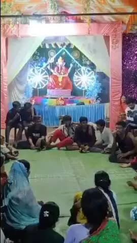 बालाघाट: खैरगांव में गणेश पंडाल के सामने चौसर प्रतियोगिता, बड़ी संख्या में ग्रामीण रहे मौजूद