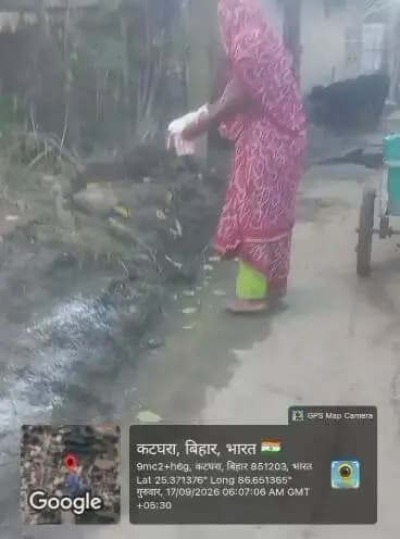 स्वच्छता ही सेवा अभियान | 17 सितंबर से 02 अक्टूबर, 2026
उप विकास आयुक्त श्रीमती श्रेया श्री के निर्देशानुसार आज इटहरी पंचायत के वार्ड संख्या 09 में स्वच्छता एवं जनस्वास्थ्य को ध्यान में रखते हुए ब्लीचिंग पाउडर का छिड़काव किया गया।
स्वच्छता के प्रति जागरूकता एवं स्वच्छ वातावरण के निर्माण के लिए जिला प्रशासन, खगड़िया प्रतिबद्ध है।
#SwachhataHiSeva #स्वच्छताहीसेवा #Khagaria #खगड़िया