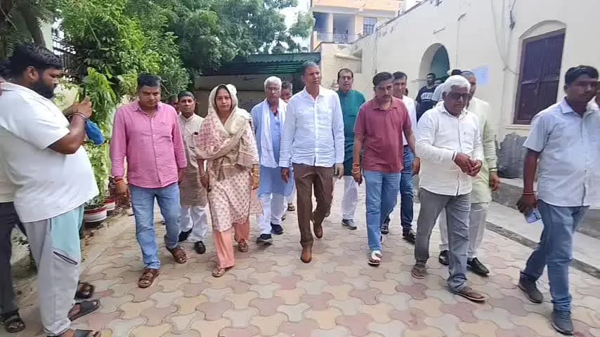 राजगढ़: भाजपा के राकेश पूनिया के पालिका अध्यक्ष पद के नामांकन पर झाझड़िया बोले - कमल खिलेगा, नरक पालिका को आदर्श पालिका बनाएंगे