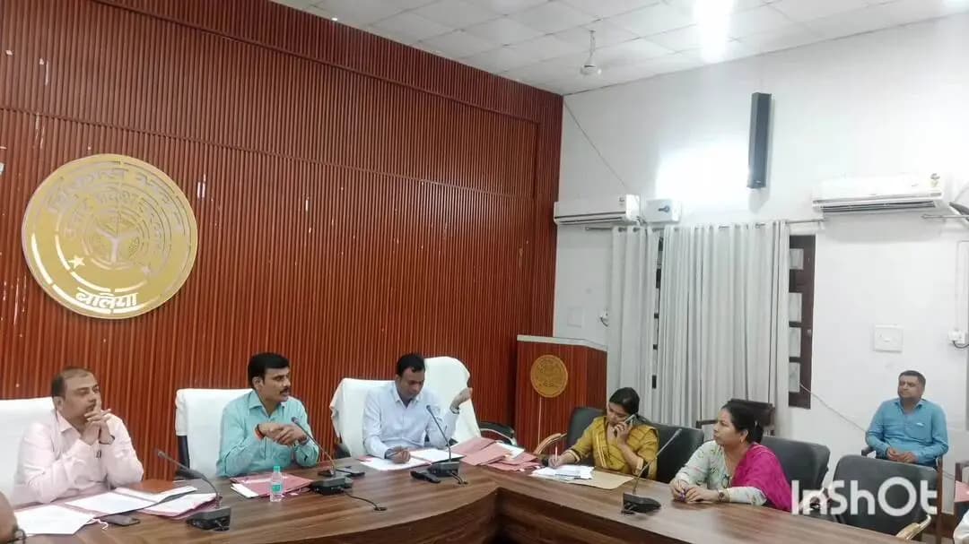बलिया: पौधरोपण महायज्ञ की प्रगति की डीएम ने की परख, लंबित जियो टैगिंग पूरी कराने के दिए निर्देश