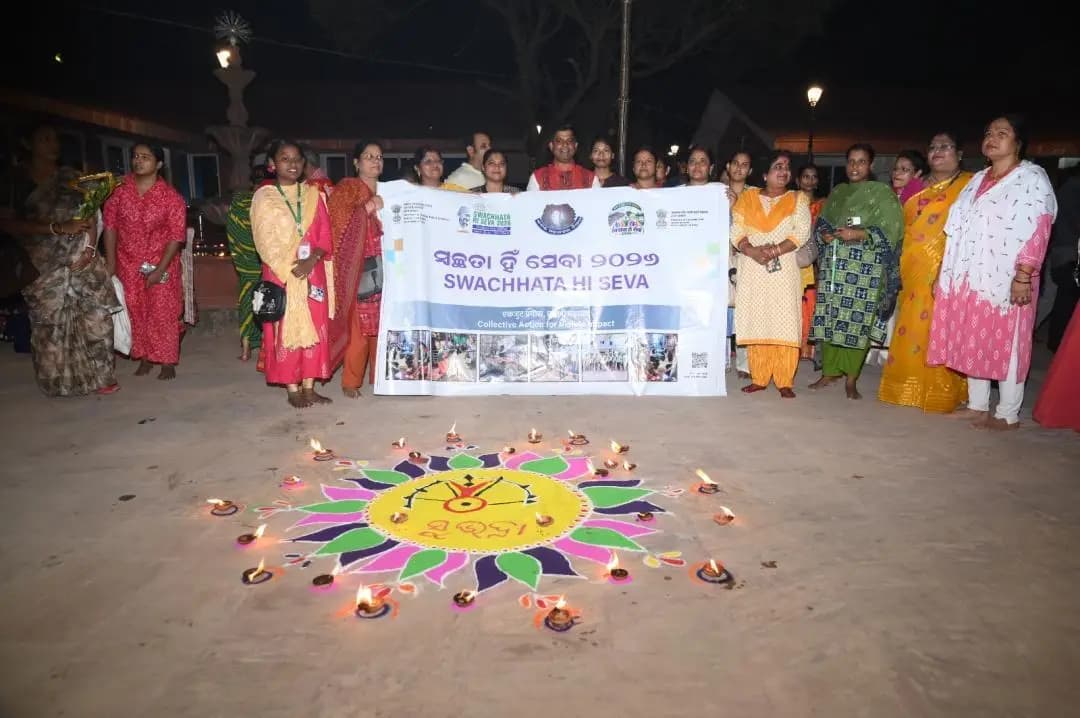କଟକ ପୌରାଞ୍ଚଳ: କଟକର ମା’ କଟକ ଚଣ୍ଡୀ ମନ୍ଦିରରେ ଆଶୀର୍ବାଦ ଦୀପ ପ୍ରଜ୍ୱଳନ ଆୟୋଜିତ