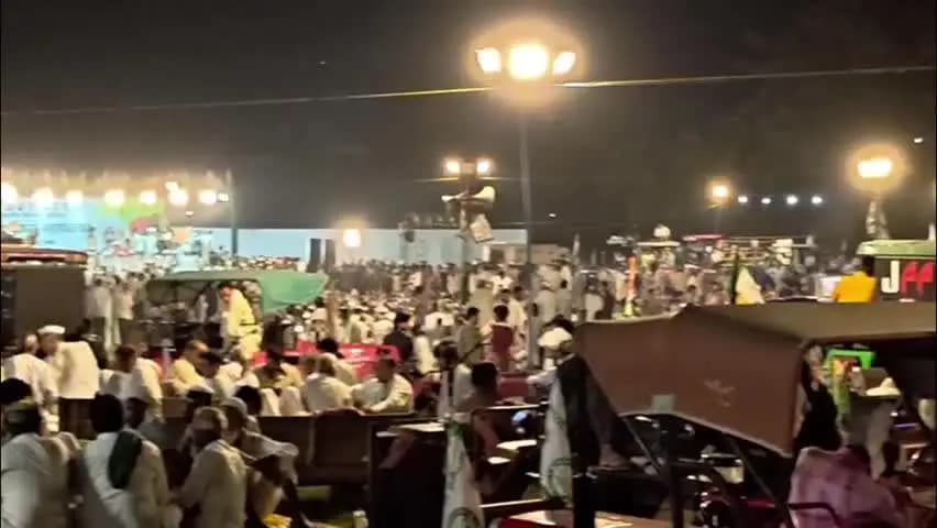 मुज़फ्फरनगर: मुजफ्फरनगर में किसानों की रातभर हुंकार, GIC मैदान में रात्रि महापंचायत, राकेश टिकैत बोले- सरकार सुधर जाए, नहीं तो आंदोलन