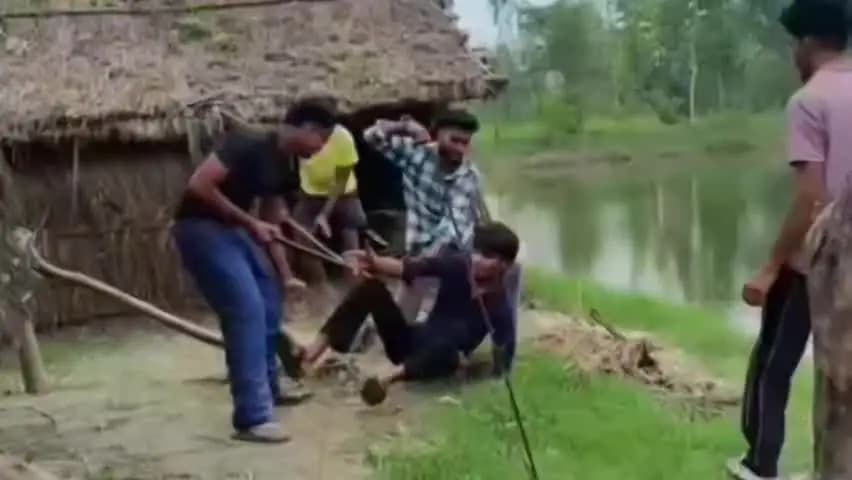 धनौरा: मंडी धनोरा में हत्या के इरादे से युवक पर लाठी-डंडों से किया हमला, वीडियो हुआ वायरल