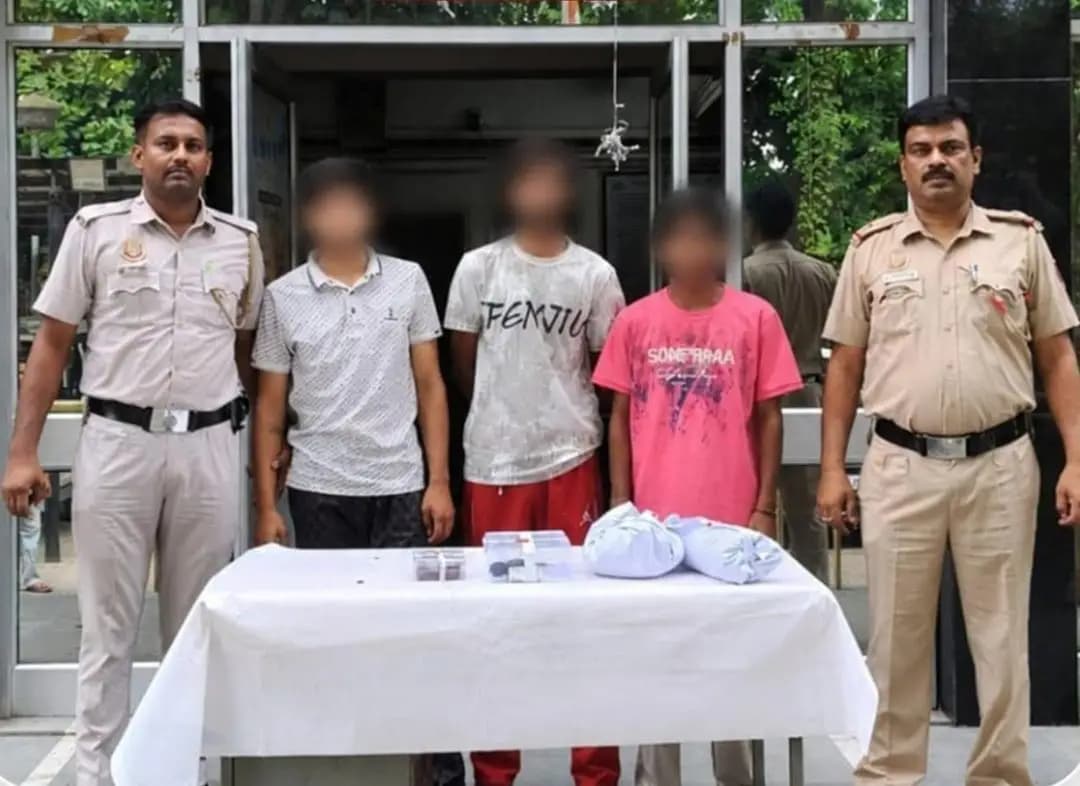 रोहिणी: रोहिणी में ताबड़तोड़ कार्रवाई, लूट के 3 आरोपी गिरफ्तार