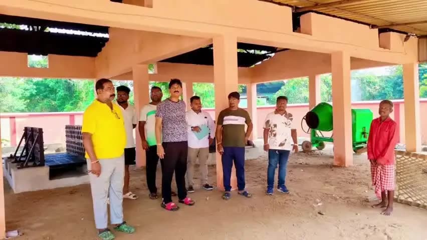 ବାରିପଦା ସଦର: ଦାରଗାଡାହି ଶ୍ମଶାନ ନିର୍ମାଣ କାର୍ଯ୍ୟର ଅଗ୍ରଗତି ସମୀକ୍ଷା କଲେ ବାରିପଦା ନଗରପାଳ କୃଷ୍ଣାନନ୍ଦ ମହାନ୍ତି