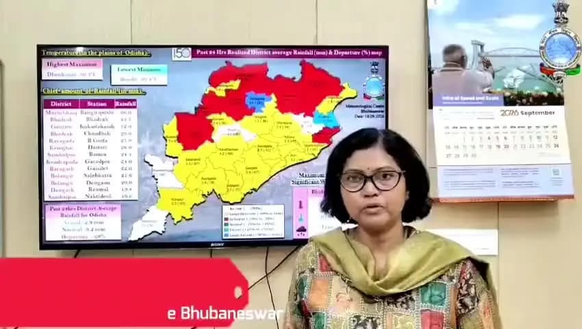ଝାରସୁଗୁଡା: ଜିଲ୍ଲାରେ ଆସନ୍ତାକାଲି ହେବାକୁ ଥିବା ପାଣିପାଗ ସମ୍ପର୍କିତ ସୂଚନା ପ୍ରଦାନ କଲେ ଅଧିକାରୀ