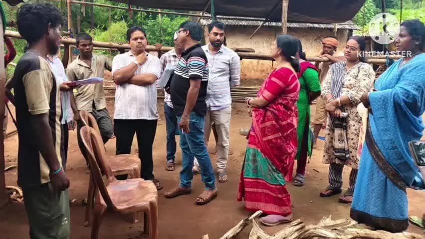 ରାସଗୋବିନ୍ଦପୁର: କେନ୍ଦୁଛାଟିଆ ଗ୍ରାମରେ ପହଞ୍ଚି ତଦନ୍ତ କଲା ପ୍ରଶାସନ