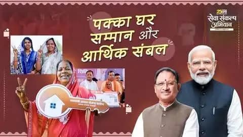 प्रधानमंत्री श्री नरेंद्र मोदी जी के सेवा और राष्ट्रनिर्माण के संकल्प को मुख्यमंत्री श्री विष्णु देव साय जी के नेतृत्व में छत्तीसगढ़ नई गति दे रहा है।
मातृशक्ति के सशक्तीकरण से पक्के घर तक, जनकल्याण की हर पहल लिख रही है ‘सेवा की कहानियां’।
यही है सेवा का संकल्प, सशक्त परिवार, आत्मनिर्भर मातृशक्ति और विकसित छत्तीसगढ़।
#सेवा_संकल्प_अभियान #SevaSankalp #SevaKiKahani #JanSeva #JanBhagidari